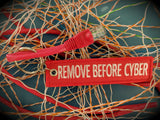 "Remove Before Cyber" Morale Patch Keychain & RJ45 Loopback Device - [product_type} - RLH Design Group