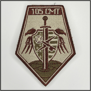 105 Combat Mission Team - Patch - [product_type} - RLH Design Group