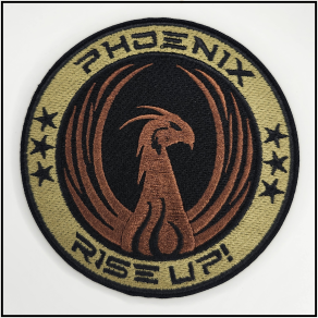16th Air Force Rise Up - Patch - [product_type} - RLH Design Group