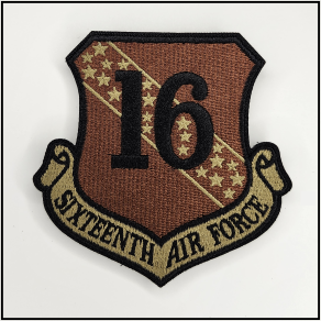 16th Air Force - Patch - [product_type} - RLH Design Group