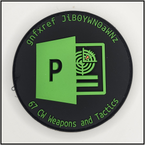 67 CW Weapons and Tactics - PVC Patch - [product_type} - RLH Design Group