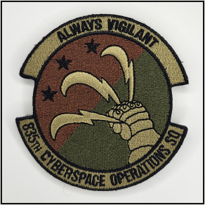835th Cyberspace Operations Squadron - Patch - [product_type} - RLH Design Group