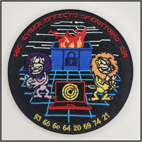 Cyber Effects Operations Weapons Instructor Course 21A - Patch - [product_type} - RLH Design Group