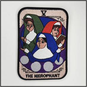 Flora, Fauna, and Merryweather - The Hierophant - Tarot Card