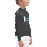 "San Antonio Jr Hawks" Kids Rash Guard - [product_type} - RLH Design Group