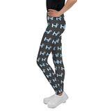 "Jr Hawks" Youth Leggings - [product_type} - RLH Design Group