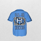 Jersey ~ Jr Hawks Classic Logo and Brick Wall Baseball - [product_type} - RLH Design Group