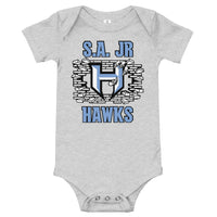 Onesie ~ Jr Hawks Brick Wall Baby Short Sleeve - [product_type} - RLH Design Group