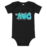 "Jr Hawks Graffiti" Baby Short Sleeve Onesie - [product_type} - RLH Design Group