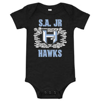 Onesie ~ Jr Hawks Brick Wall Baby Short Sleeve - [product_type} - RLH Design Group
