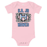 Onesie ~ Jr Hawks Brick Wall Baby Short Sleeve - [product_type} - RLH Design Group