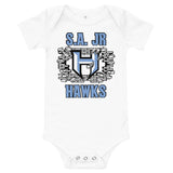 Onesie ~ Jr Hawks Brick Wall Baby Short Sleeve - [product_type} - RLH Design Group