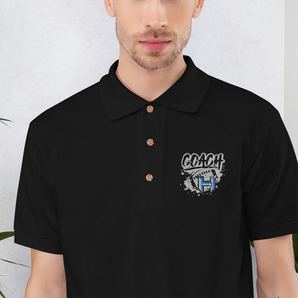 Polo ~ Jr Hawks Coach Embroidered Shirt - [product_type} - RLH Design Group
