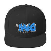 Snapback Hat ~ Jr Hawks Graffiti - [product_type} - RLH Design Group