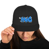 Snapback Hat ~ Jr Hawks Graffiti - [product_type} - RLH Design Group