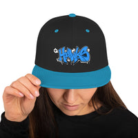 Snapback Hat ~ Jr Hawks Graffiti - [product_type} - RLH Design Group
