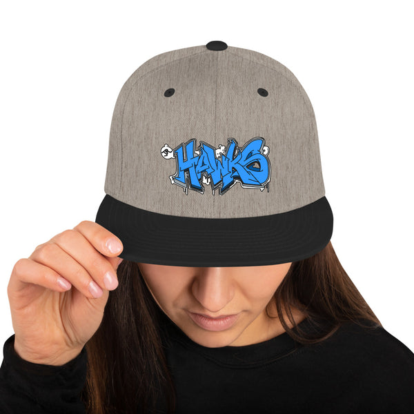 Snapback Hat ~ Jr Hawks Graffiti - [product_type} - RLH Design Group