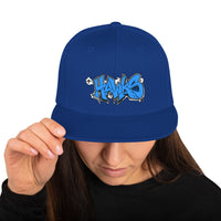 Snapback Hat ~ Jr Hawks Graffiti - [product_type} - RLH Design Group