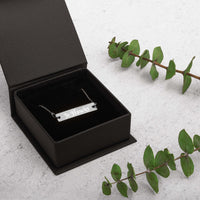 Necklace ~ Engraved Jr Hawks Bar Chain - [product_type} - RLH Design Group