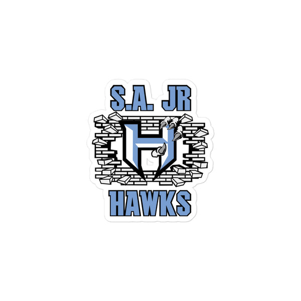 Sticker ~ Jr Hawks Brick Wall Bubble-free - [product_type} - RLH Design Group