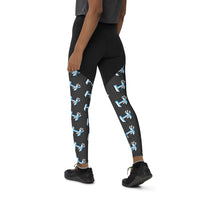 "Jr Hawks" Sports Leggings - [product_type} - RLH Design Group