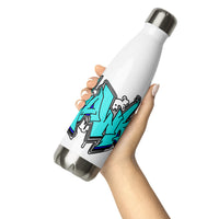 "Jr Hawks Graffiti" Stainless Steel Water Bottle - [product_type} - RLH Design Group