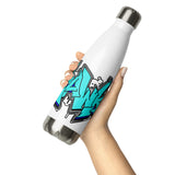 "Jr Hawks Graffiti" Stainless Steel Water Bottle - [product_type} - RLH Design Group