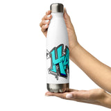 "Jr Hawks Graffiti" Stainless Steel Water Bottle - [product_type} - RLH Design Group