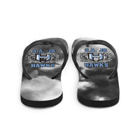 Flip Flops ~ Jr Hawks Brick Wall Tie-Dye - [product_type} - RLH Design Group