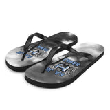 Flip Flops ~ Jr Hawks Brick Wall Tie-Dye - [product_type} - RLH Design Group