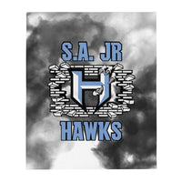 Blanket ~ Jr Hawks Tie Dye Brick Wall Throw - [product_type} - RLH Design Group