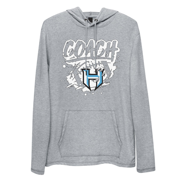 Hoodie ~ Jr Hawks Coach Unisex Lightweight - [product_type} - RLH Design Group
