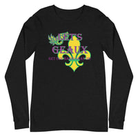 "Let's Geaux" Mardi Gras Unisex Long Sleeve Shirt - [product_type} - RLH Design Group
