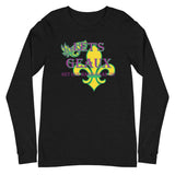 "Let's Geaux" Mardi Gras Unisex Long Sleeve Shirt - [product_type} - RLH Design Group