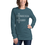 "Texas, Tacos, & Tequila Word Tiles" - Unisex Long Sleeve Tee - [product_type} - RLH Design Group