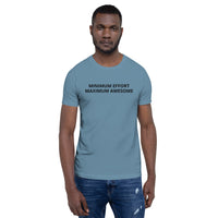"Maximum Awesome" - Short-sleeve unisex t-shirt