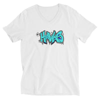 Unisex Shirt ~ Jr Hawks Graffiti Short Sleeve V-Neck