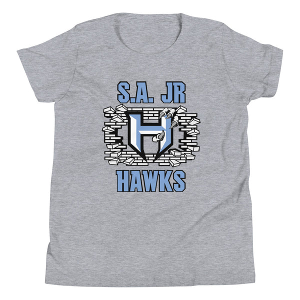 Youth Shirt ~ Jr Hawks Brick Wall Short Sleeve - [product_type} - RLH Design Group