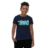"Jr Hawks Graffiti" Youth Short Sleeve T-Shirt - [product_type} - RLH Design Group